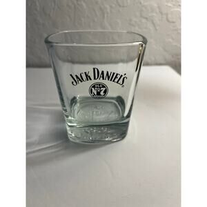 Jack Daniels Old No 7 Brand Lowball Whiskey Rocks Square Glass Weighted Tumbler